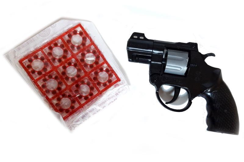 Дитячий іграшковий пістолет Golden Gun на пістонах Датис (MTT-151988)
