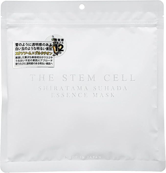 Маска KOR JAPAN Shiratama Suhada Essence Mask тканевая со стволовыми клетками и экзосомами 30 шт.