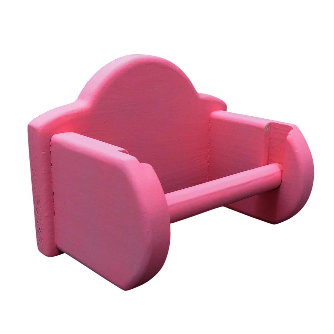 Держатель для туалетной бумаги из дерева Вольфрам Барби (ДТБ-000950)