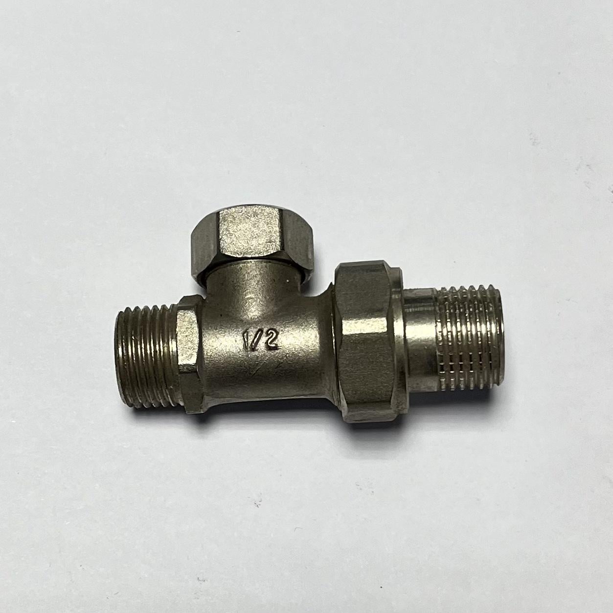 Кран для радиатора AquaMag нижний прямой 1/2 НР 1/2 НР