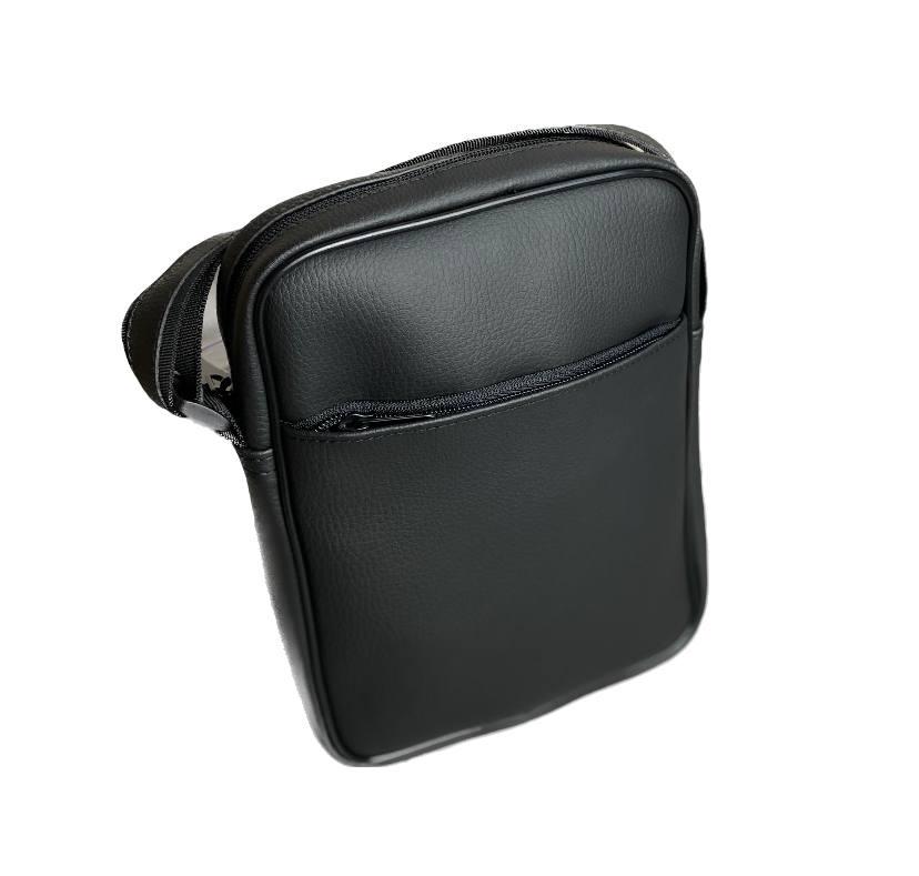 Сумка чоловіча через плече Triumph матова 18x22x5 см Чорний (13004250)