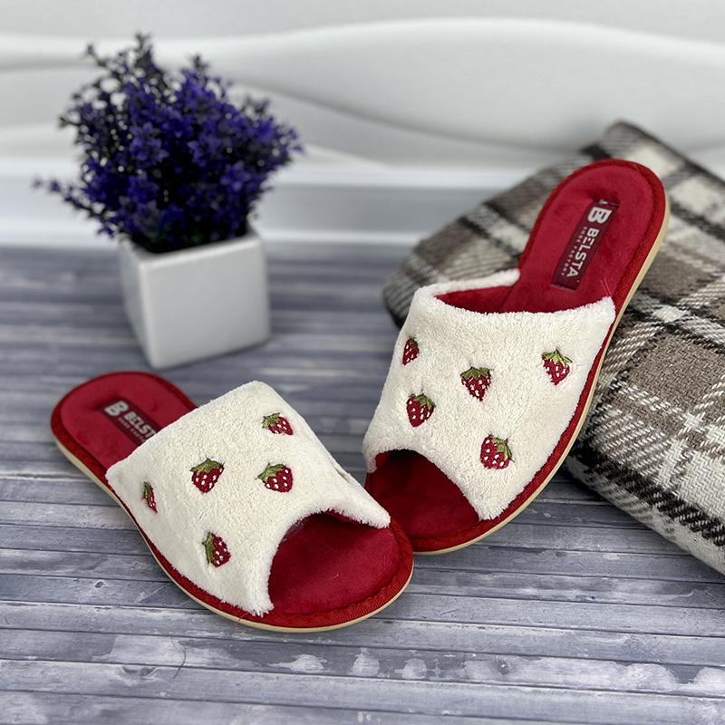 Домашні тапочки жіночі БЕЛСТА Е-0088-47 23 см p. 36 Червоний (52656750)