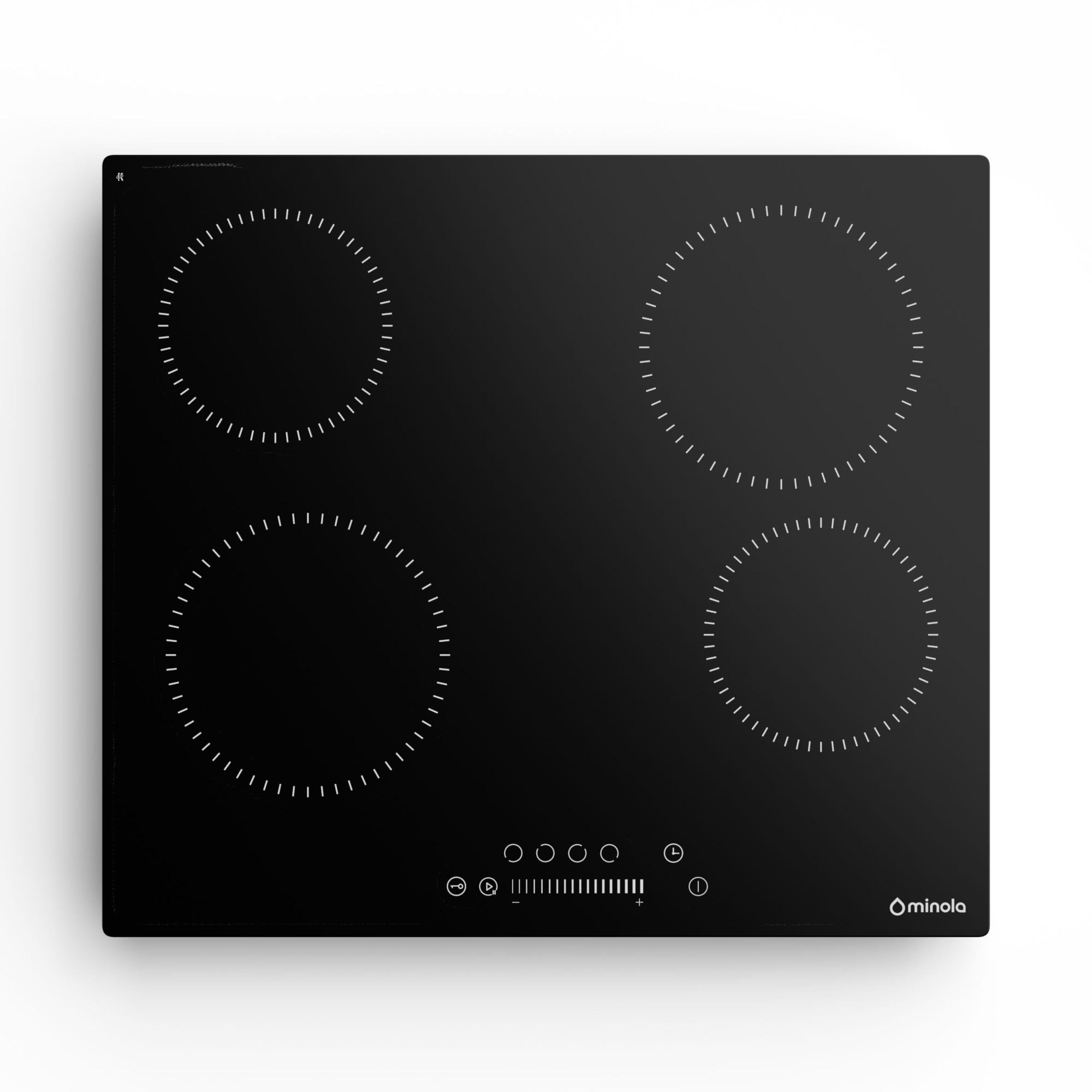 Варильна поверхня склокерамічна Minola MHS 6071 Touch Black (5905538403260)