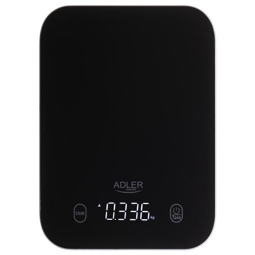 Весы кухонные Adler AD 3181 до 10 кг точность 1 г Black