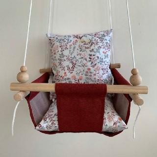 Дитяча гойдалка Infancy Гілочки Бордовий (10059566) - фото 4 Дитяча гойдалка Infancy Гілочки Бордовий (10059566) - фото 4