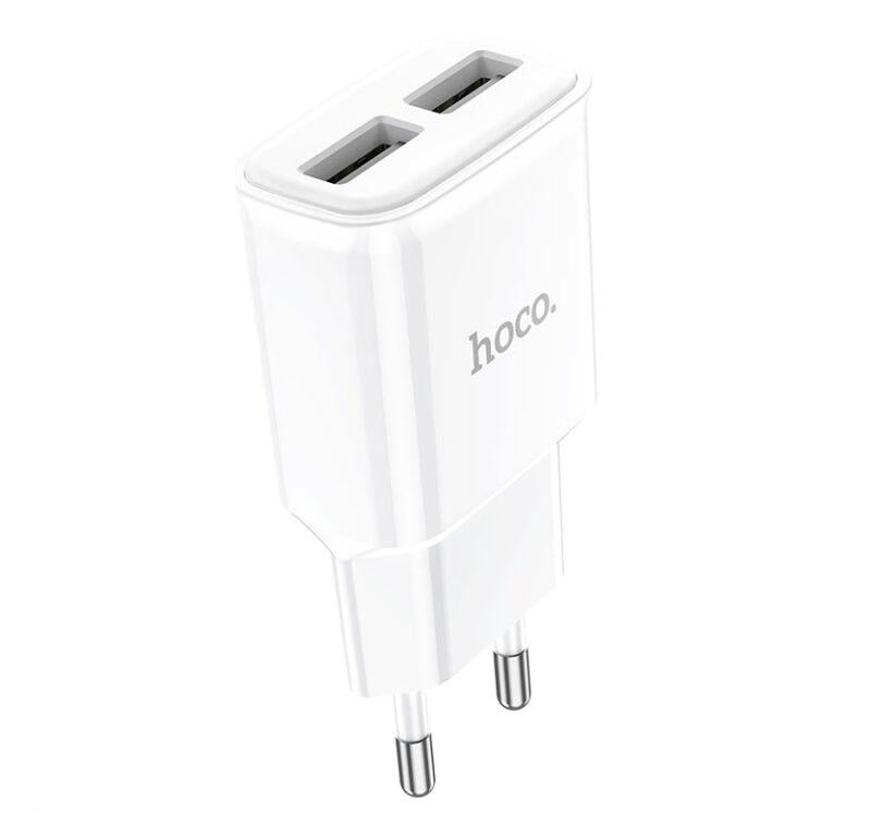 Зарядное устройство для телефона Hoco C88A Star round dual port charger 12W White (24665)