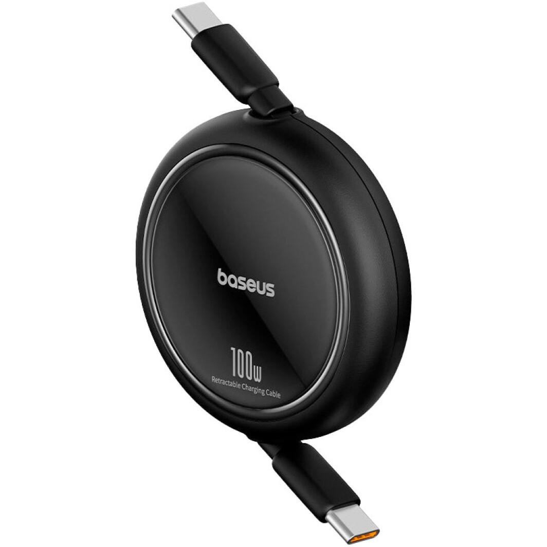 Кабель Baseus Free2Draw Mini Type-C to Type-C 1 м 100W Black (233733661)