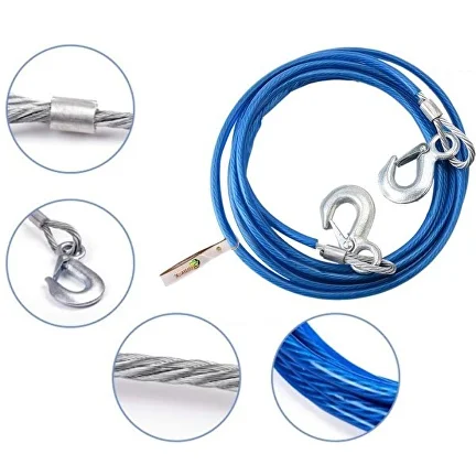 Трос буксировочный для легковых/грузовых и сельскохозяйственных транспортных средств 4 м/3 тонн (C00702-1) - фото 10 Трос буксировочный для легковых/грузовых и сельскохозяйственных транспортных средств 4 м/3 тонн (C00702-1) - фото 10