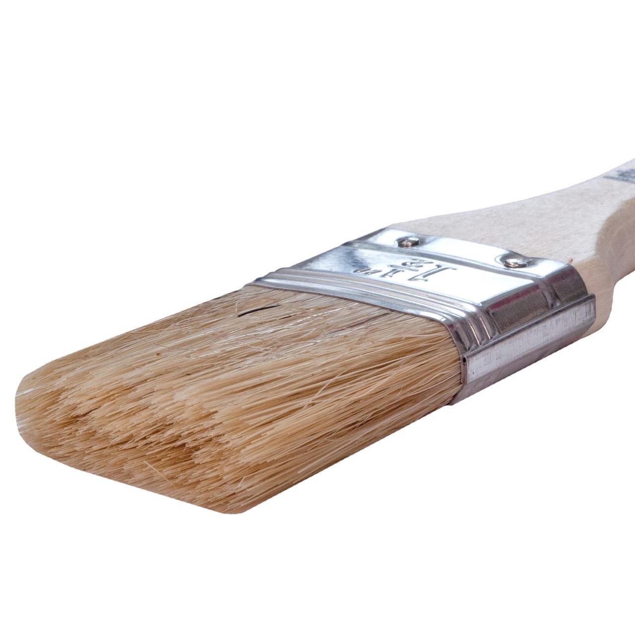 Пензель для фарб флейцевий HORSAY Hard змішаний ворс 1,5″ (1901-062) - фото 3