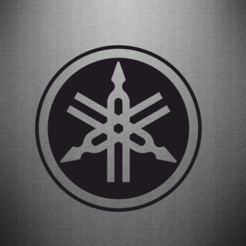 Наклейка Yamaha 30x30 см Черный (21560953)