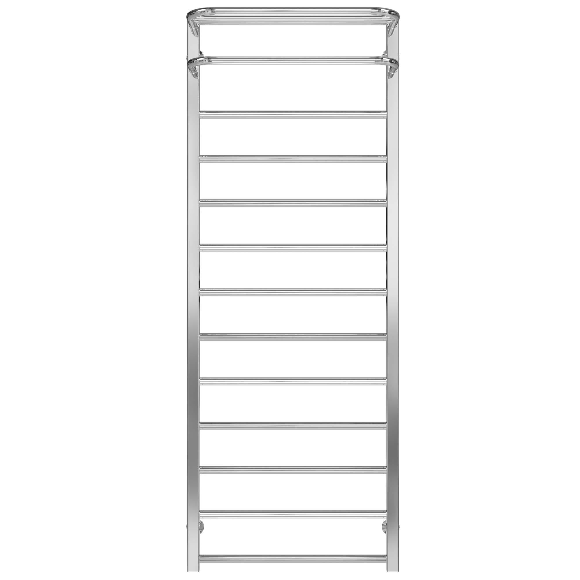 Полотенцесушитель водяной Deffi Lux Hotel П13 нижнее подключение нержавеющая сталь 500х1400 мм Хром (A.LH.140.50.13.CA)