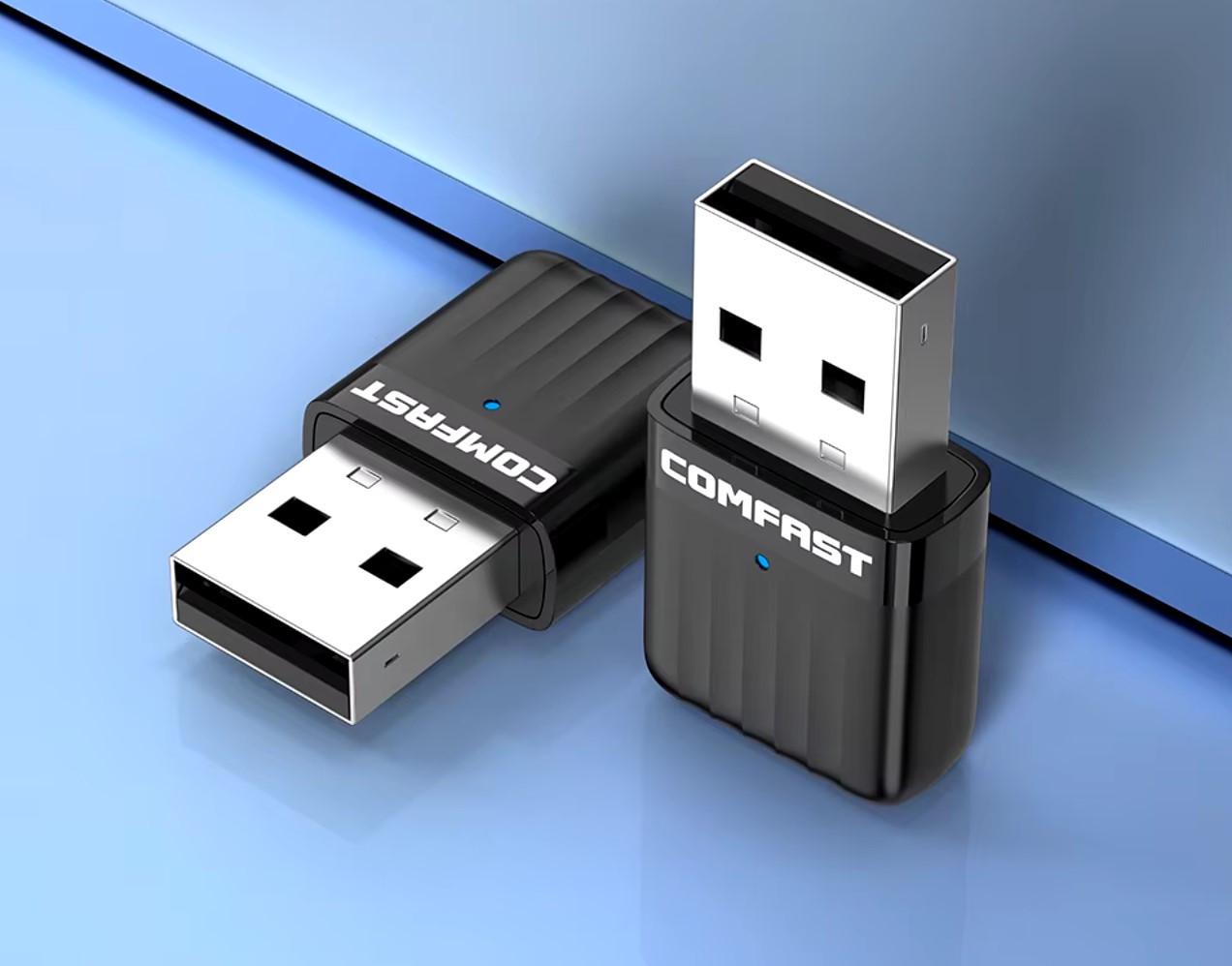 Адаптер COMFAST Wi-Fi CF-811AC-V3 двухдиапазонный 2,4/5,8 Ghz 650 Mbps (26569067) - фото 4 Адаптер COMFAST Wi-Fi CF-811AC-V3 двухдиапазонный 2,4/5,8 Ghz 650 Mbps (26569067) - фото 4