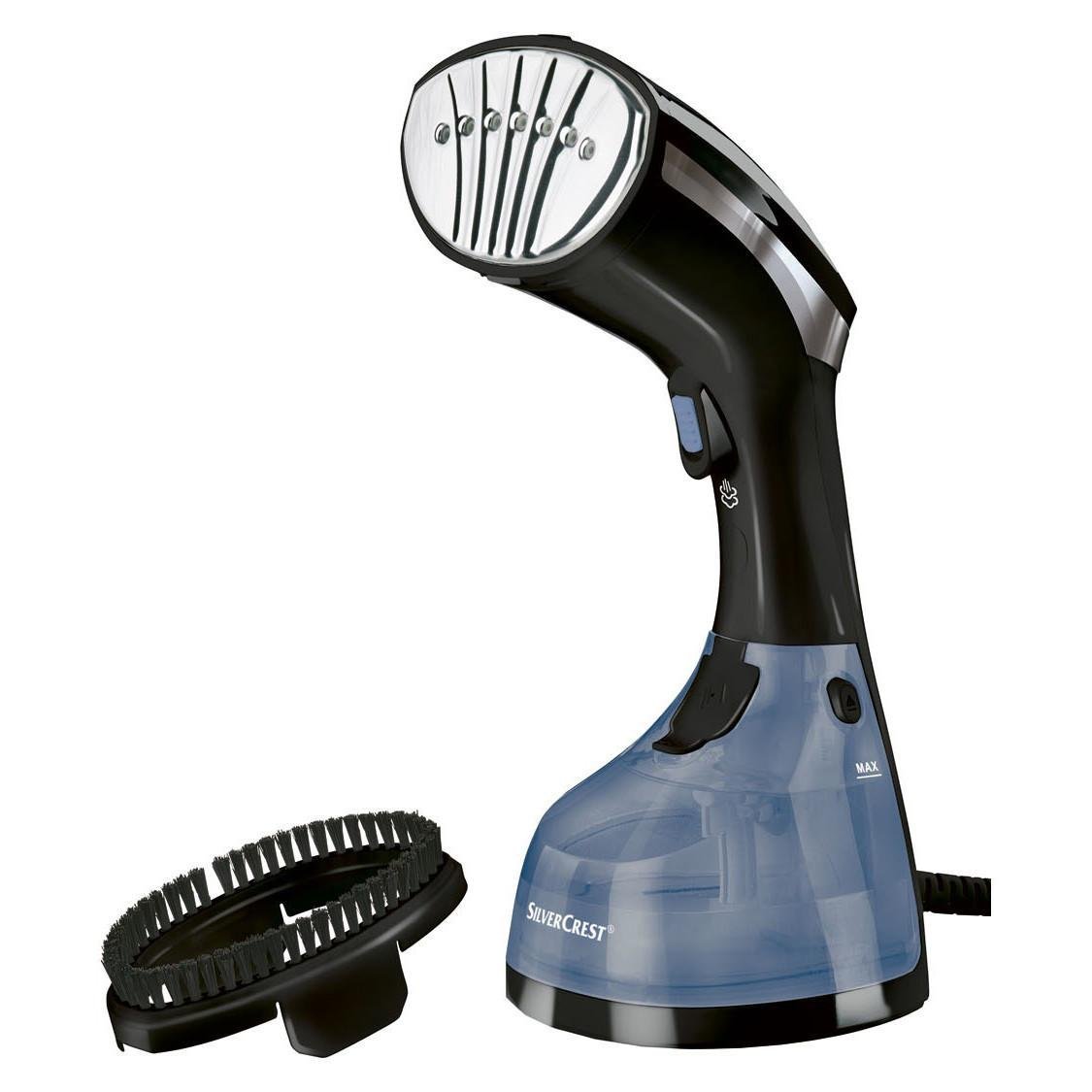 Паровой утюг для одежды с щеткой Silver Crest SDMF 1300 B1 1400 Вт Black/Blue Паровой утюг для одежды с щеткой Silver Crest SDMF 1300 B1 1400 Вт Black/Blue