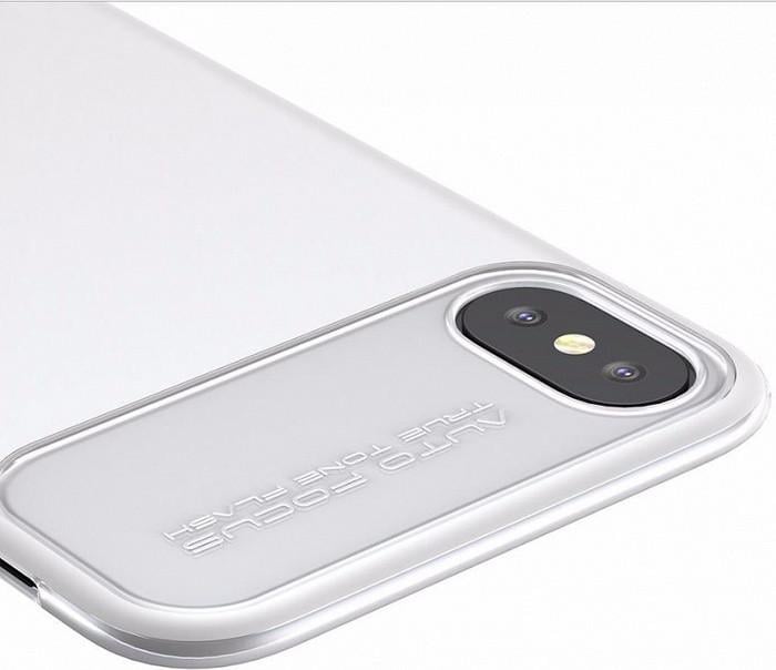 Чохол-накладка Baseus Slim Lotus Series for iPhone X, White