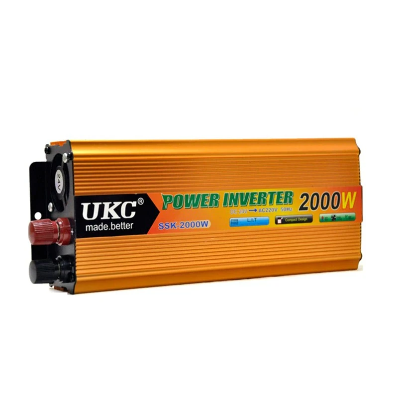 Автомобільний інвертор UKC SSK 2000W 12/220V (14421546) - фото 2