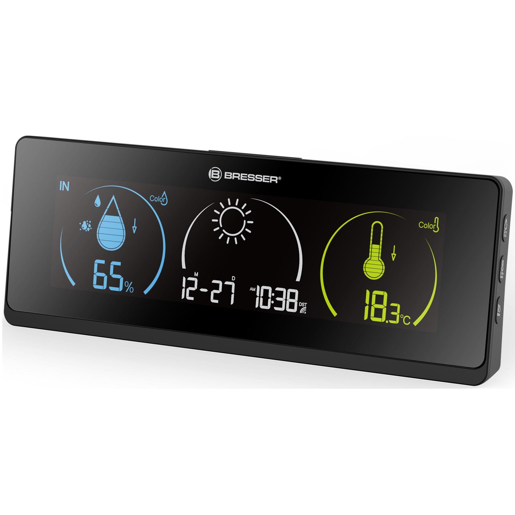 Метеостанция Bresser Colour Temeo Life Black (7008001CM3000) - фото 2 Метеостанция Bresser Colour Temeo Life Black (7008001CM3000) - фото 2