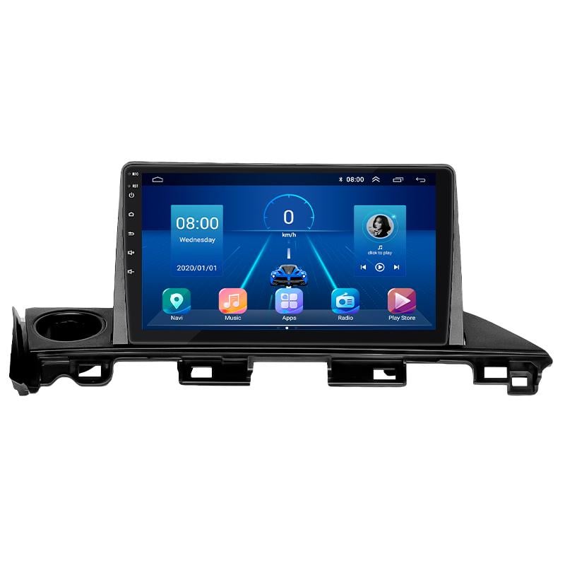 Штатная магнитола Lesko для Mazda 6 III (GJ) Рестайлинг 2015-2018 экран 9" 6/128Gb 4G Wi-Fi GPS Top