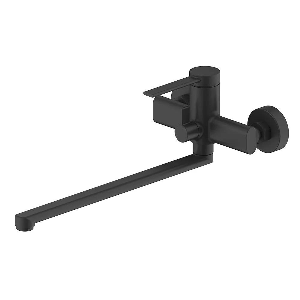 Змішувач для ванної Frap F2267-6 одноважільний Чорний (227506)