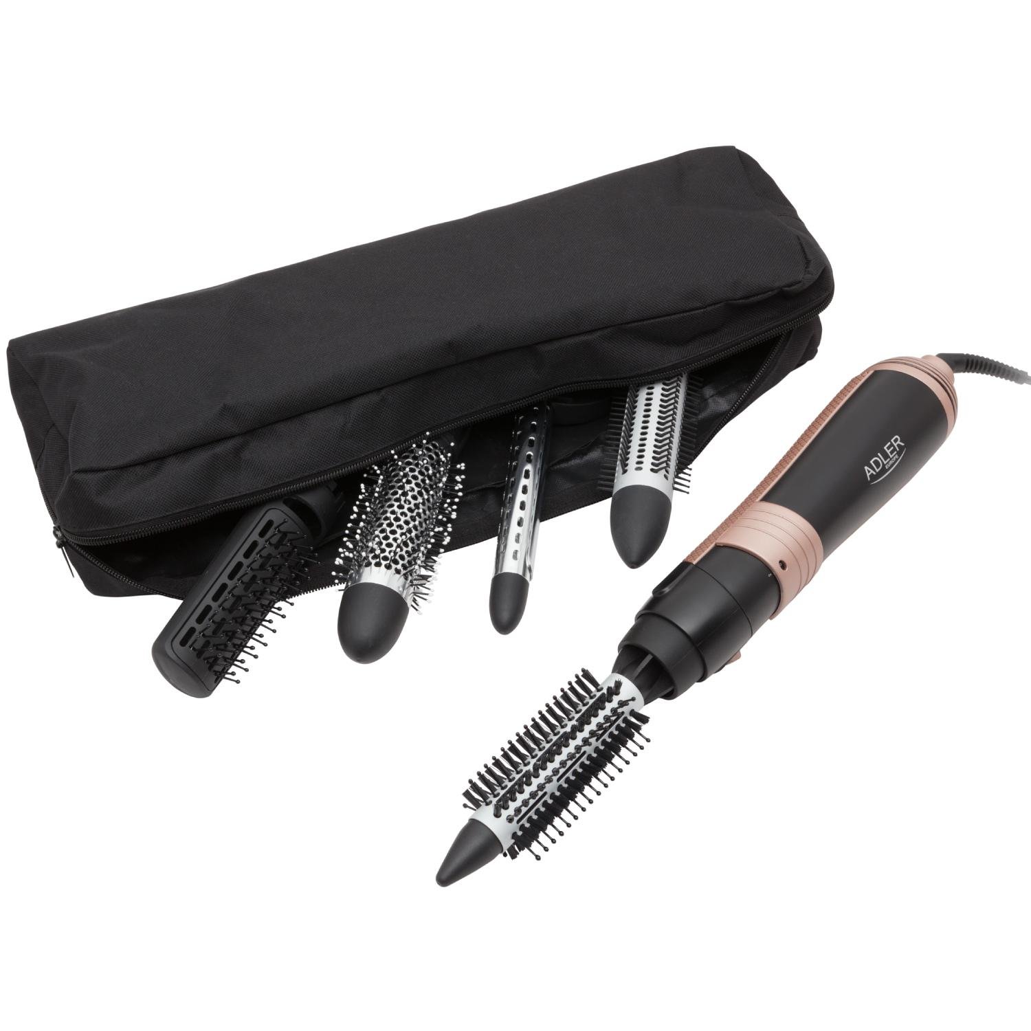 Стайлер Adler AD 2022 1000W 2 режими Cool shot 6 насадок дорожній футляр Black (AD2022) - фото 4 Стайлер Adler AD 2022 1000W 2 режими Cool shot 6 насадок дорожній футляр Black (AD2022) - фото 4
