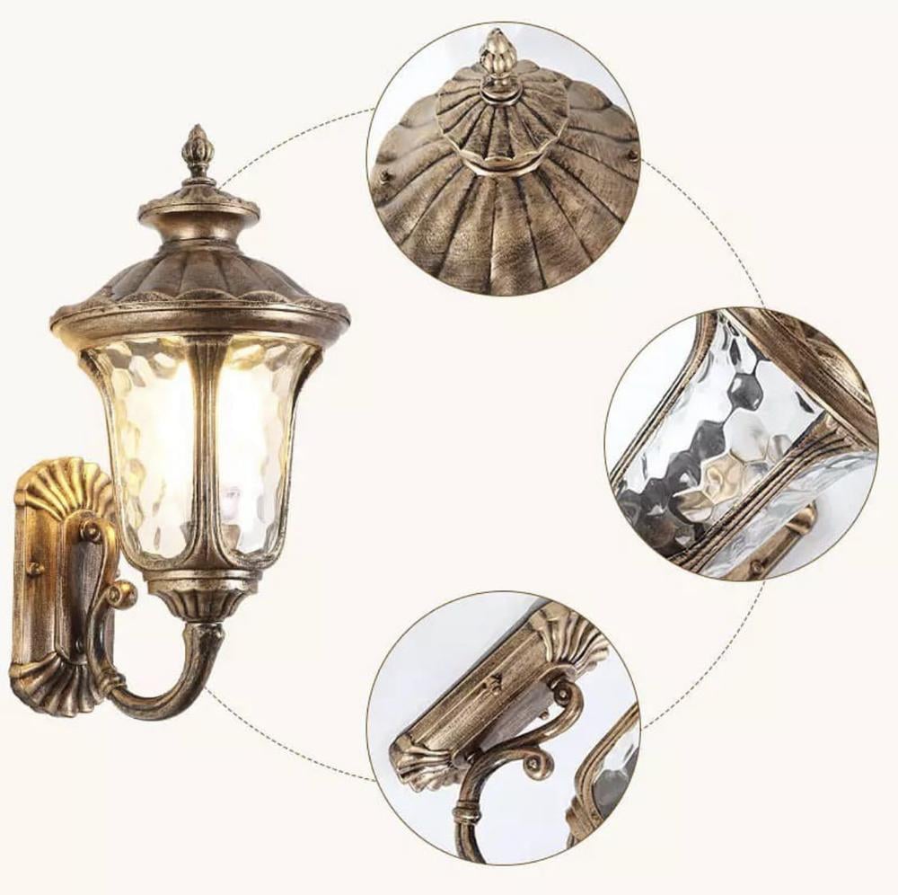 Світильник вуличний настінний під лампочку H 45 см (5149 W 45 см) - фото 3