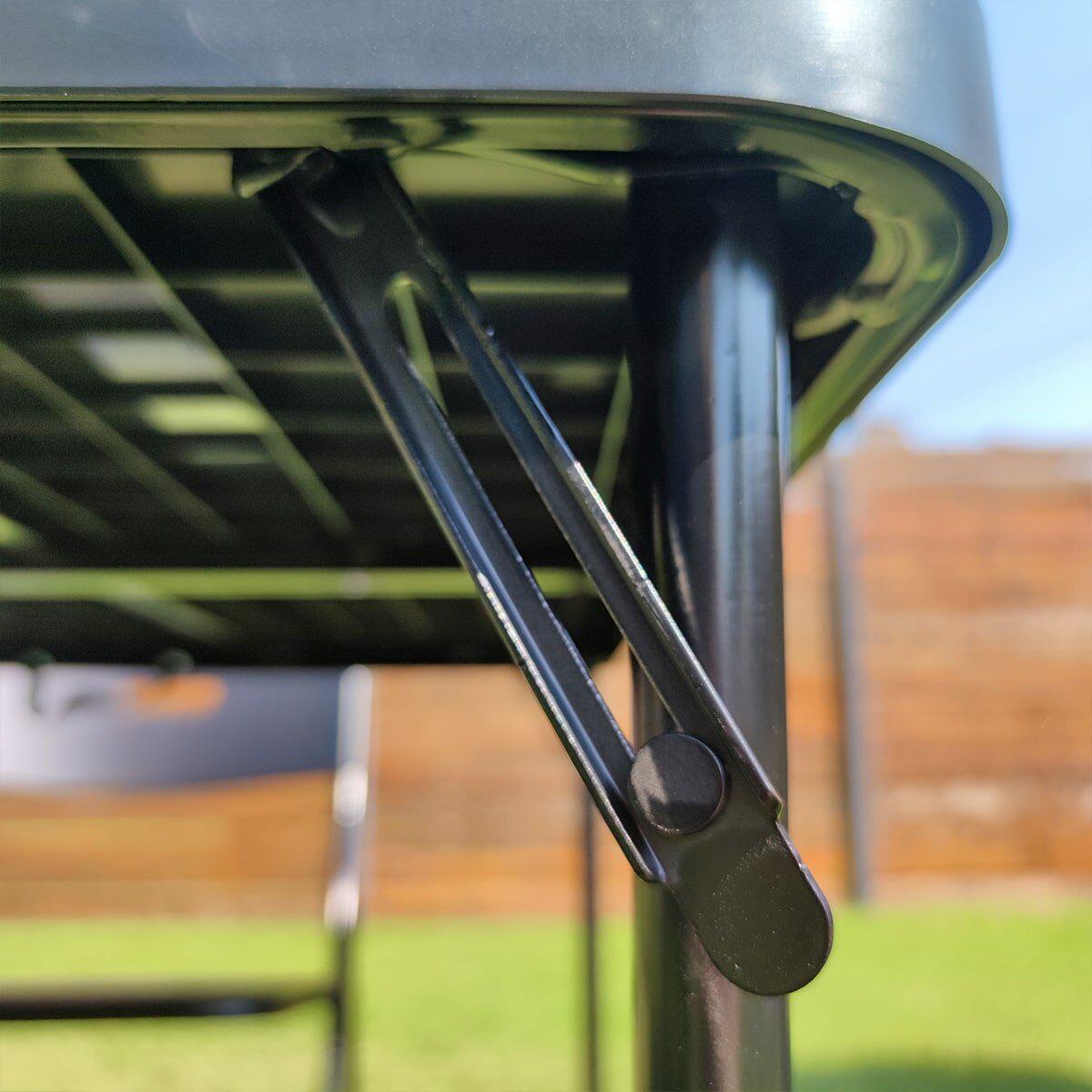 Стіл і 4 стільця складані Чорний (SW-00001541) - фото 4