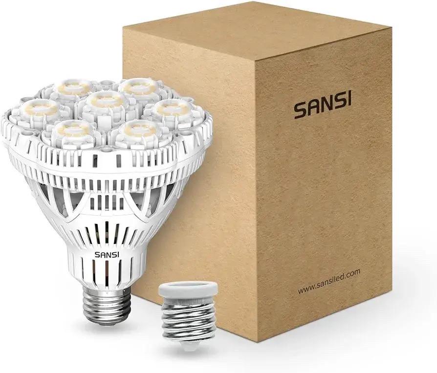 Лампа светодиодная SANSI BR30 5500 Лм эквивалент 300 Вт энергосберегающая - фото 2 Лампа светодиодная SANSI BR30 5500 Лм эквивалент 300 Вт энергосберегающая - фото 2