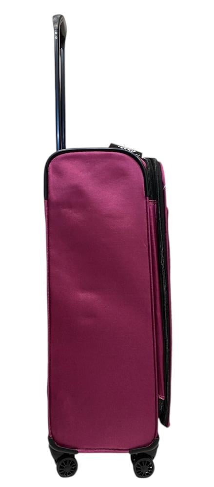 Чемодан средний Bordlite JB2068 полиэстер M Малиновый - фото 4 Чемодан средний Bordlite JB2068 полиэстер M Малиновый - фото 4