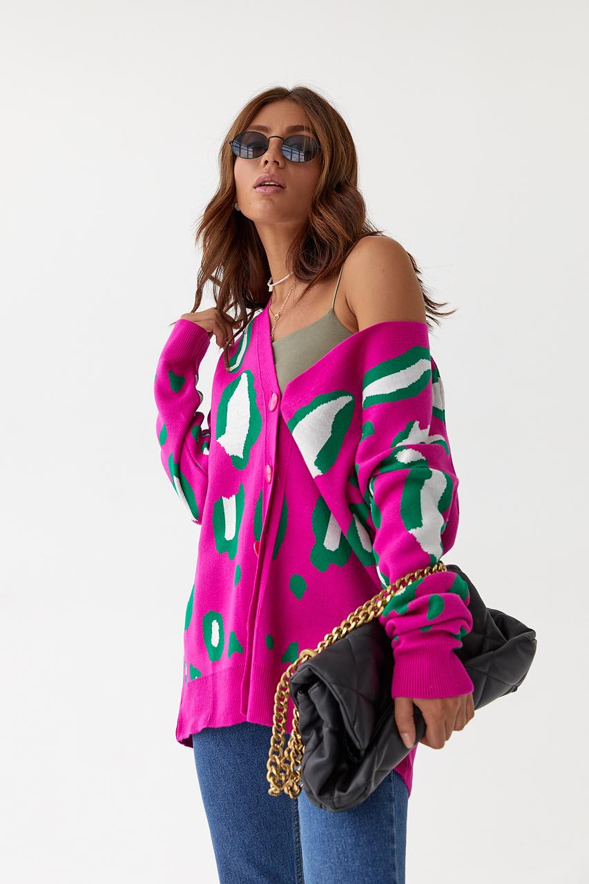 Кардиган женский S Фуксия (9528133) - фото 8 Кардиган женский S Фуксия (9528133) - фото 8