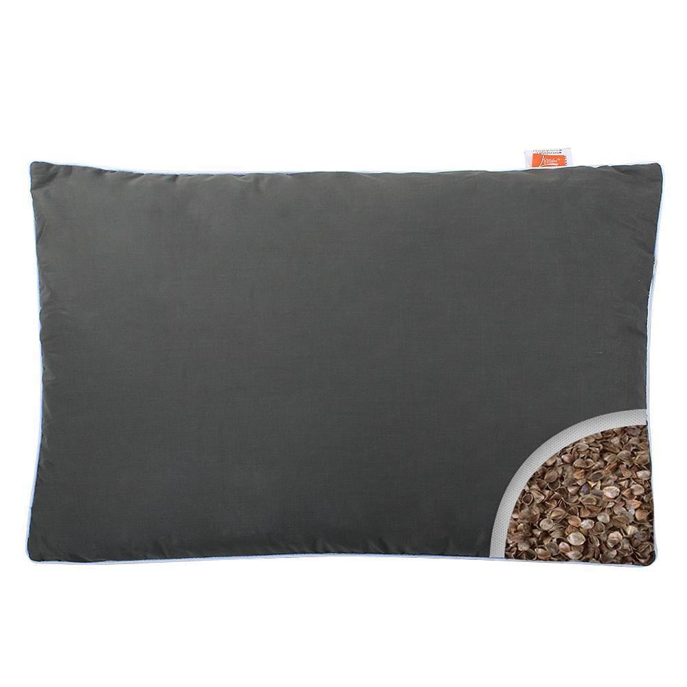 Подушка Homefort с гречневой шелухой Целебная 40х60 см Серый (201001610)