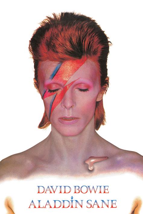 Постер плакат Дэвид Боуи/David Bowie Aladdin Sane 61x91,5 см