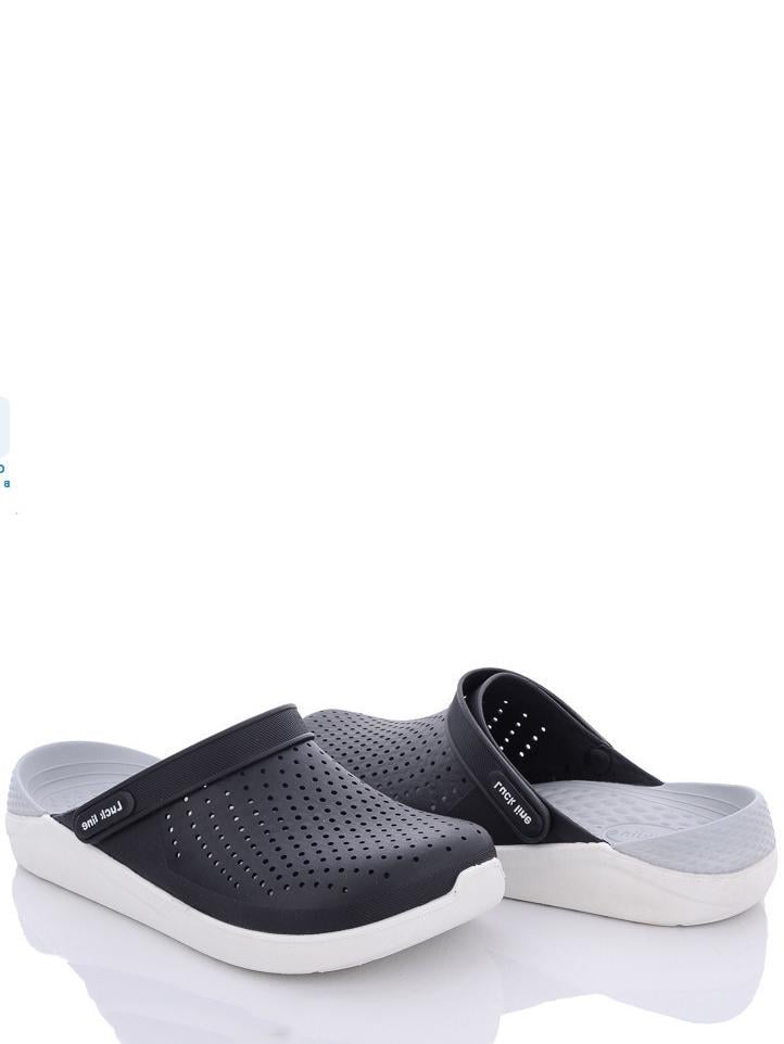 Кроксы luck Line i5117411 р. 45 Черно-серый