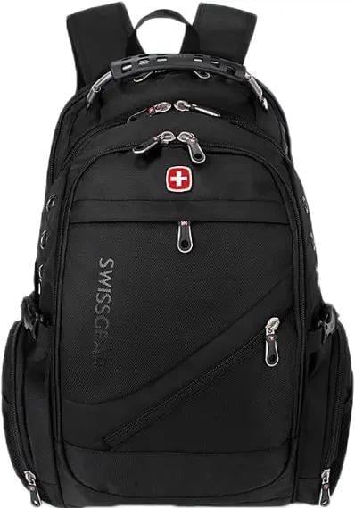 Туристический рюкзак SwissGear 8810 для ноутбука с выходом под наушники Черный (31369855)