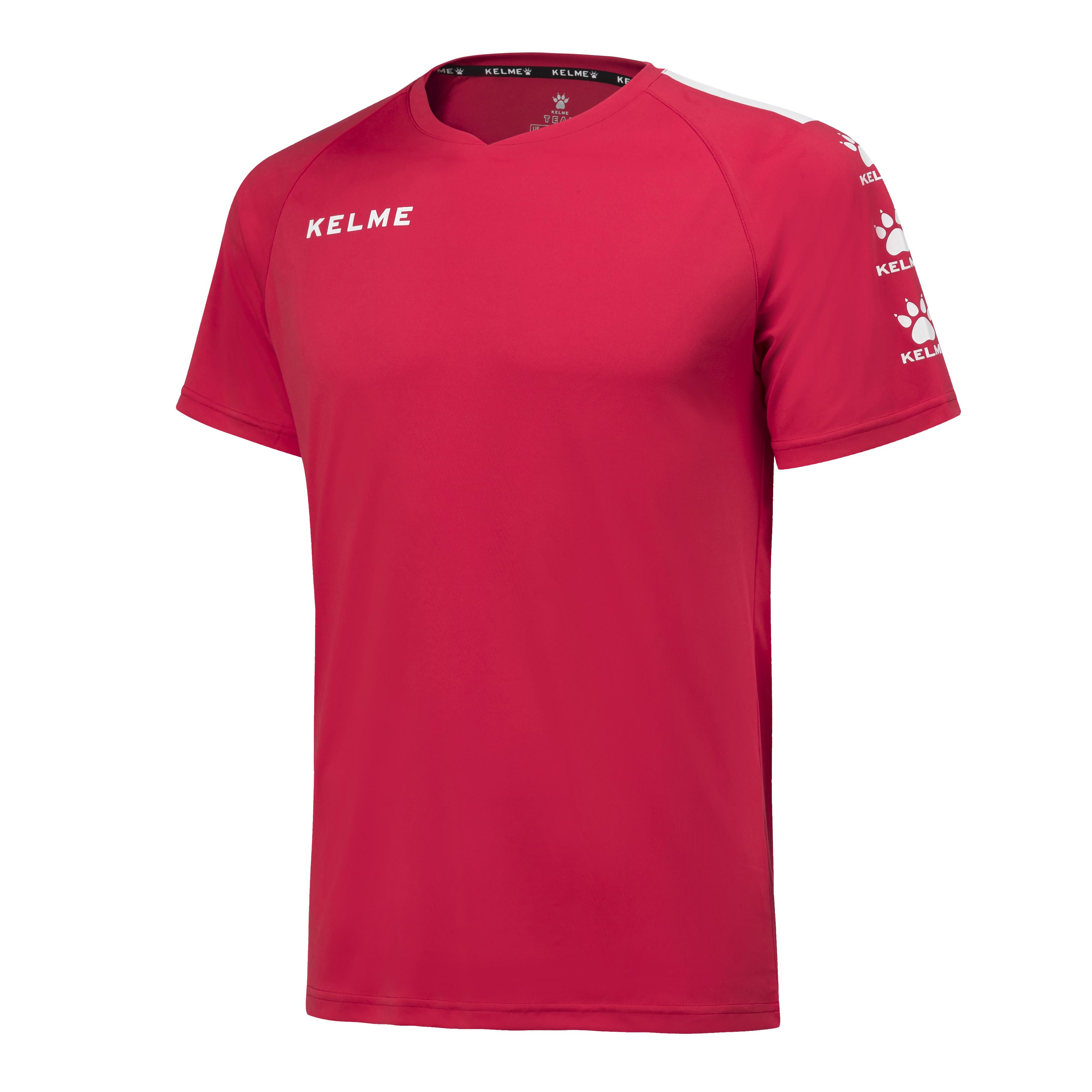 Футболка Kelme Lince к/р M Красный/Белый