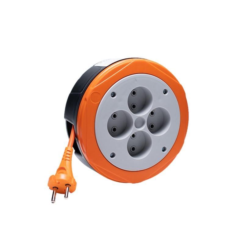 Подовжувач Neomax 5 м 4 гнезда без заземления в закрытом корпусе (NX618405)