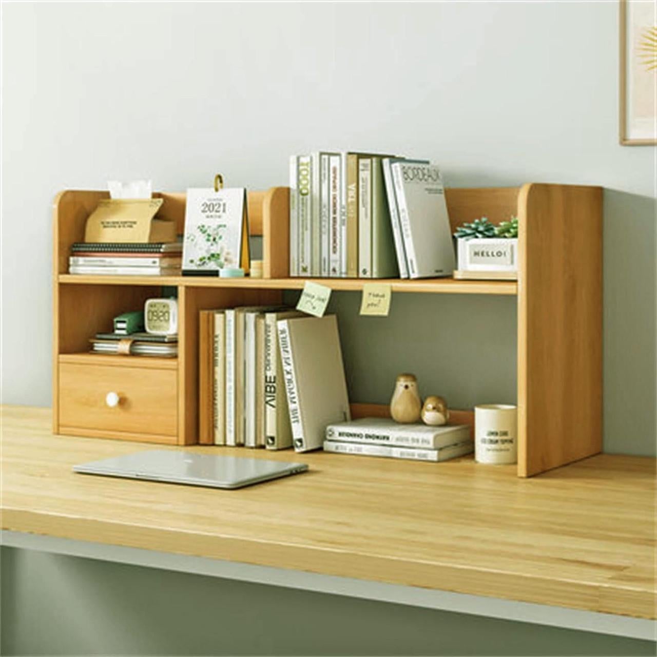 Полка-надстройка настольная из дерева Гламарис тектона (АКД-018924)