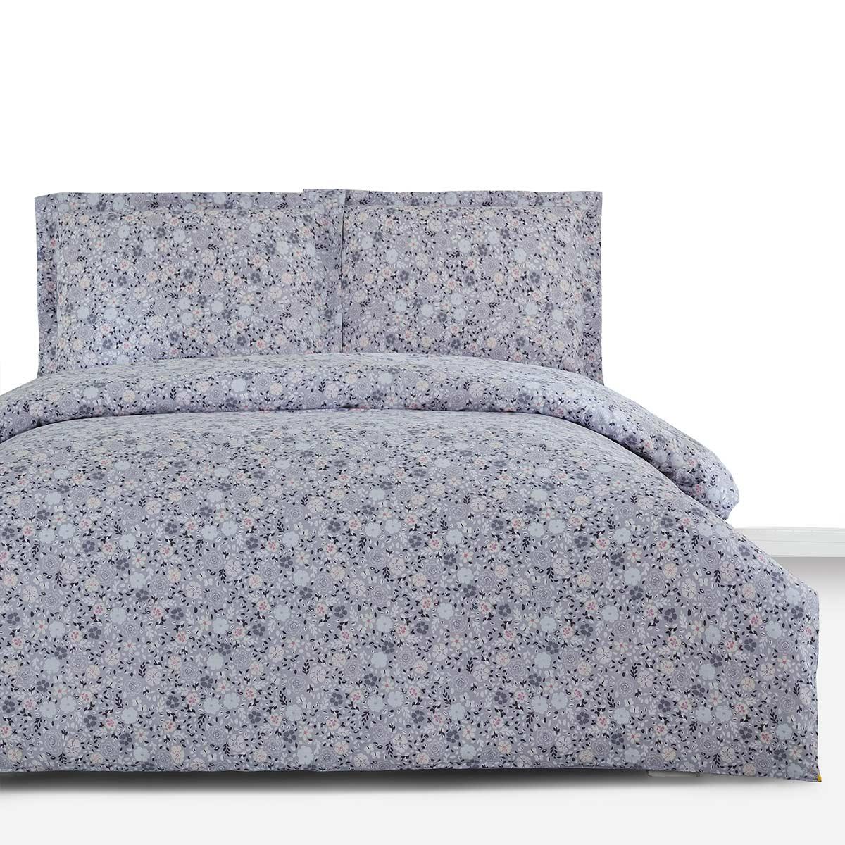Комплект постільної білизни 160х220 см Сатин Kendall Simple Living Arya AR-TR1005607 - фото 2