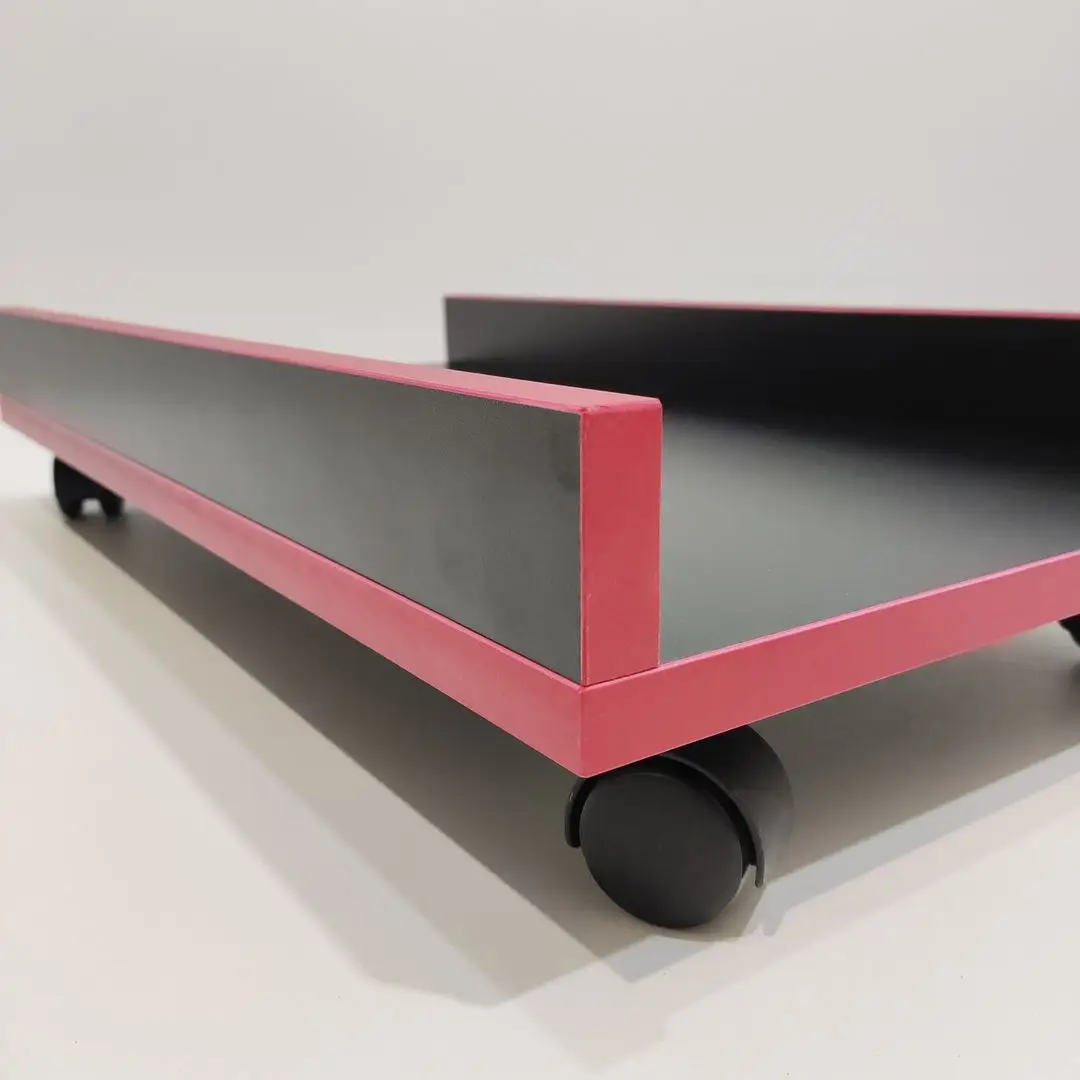 Подставка для системного блока компьютера Drom 30х55 см Черный/Красный - фото 3