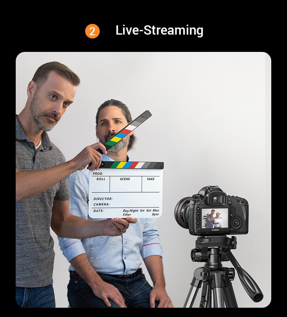 Трипод профессиональный UGREEN 53.5-175 см до 5 кг 360° Черный (15187) - фото 12 Трипод профессиональный UGREEN 53.5-175 см до 5 кг 360° Черный (15187) - фото 12