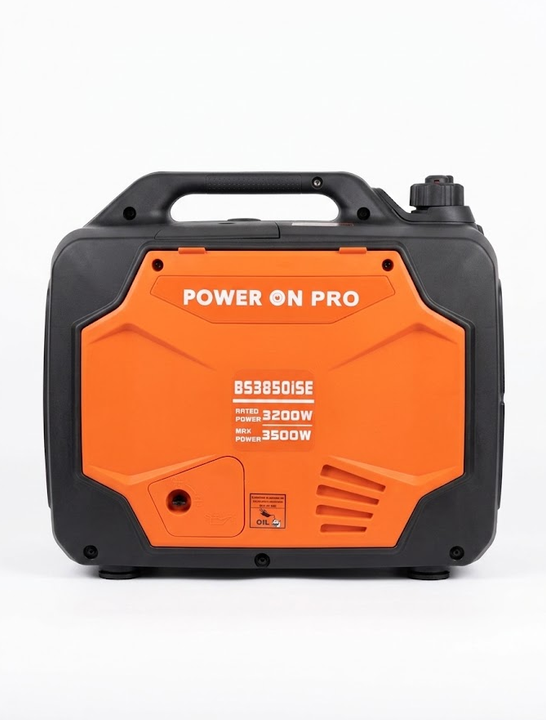 Генератор инверторный бензиновый Power ON PRO BS3850 iS 3,2 кВт 220 В 15 ч 60 дБ LCD (34021)