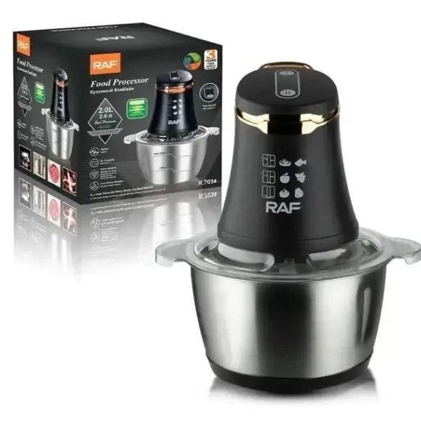 Измельчитель кухонный RAF R.7034 электрический с четырьмя ножами 1500 Вт2 л (2707839419)
