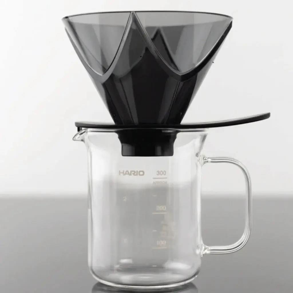 Набір для приготування кави Hario V60 One Pour Dripper Mugen (VDMU-2018-TB) - фото 3 Набір для приготування кави Hario V60 One Pour Dripper Mugen (VDMU-2018-TB) - фото 3