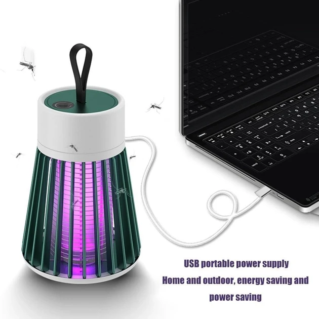 Лампа відлякувач комах з електричним шоком від USB Electric Shock Mosquito Lamp - фото 5