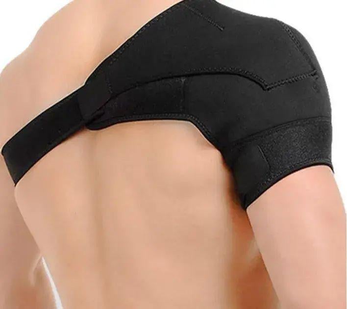 Бандаж на плечо регулируемый RD-40 для разгрузки/стабилизации и фиксации сустава нейлоновый Черный (opt-102254)