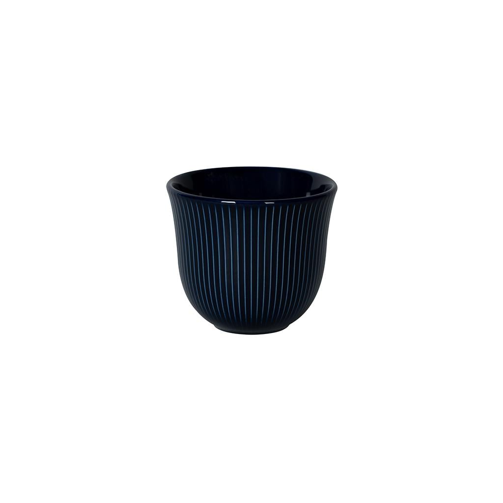 Чашка для латте и капучино Loveramics Embossed Tasting Cup 250 мл Кобальт