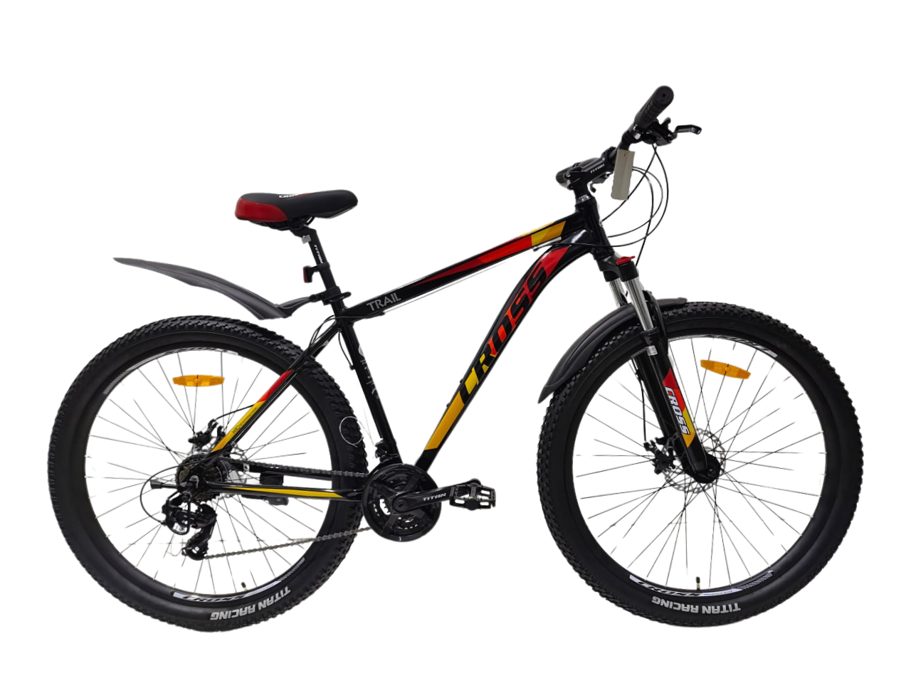 Велосипед CROSS Trail 2024 29"18" Черный/Красный (2437705801)