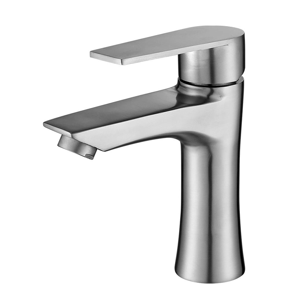 Смеситель для умывальника Platinum Germece 6129 HDF PLS-A29389 однорычажный Сатин (151378)