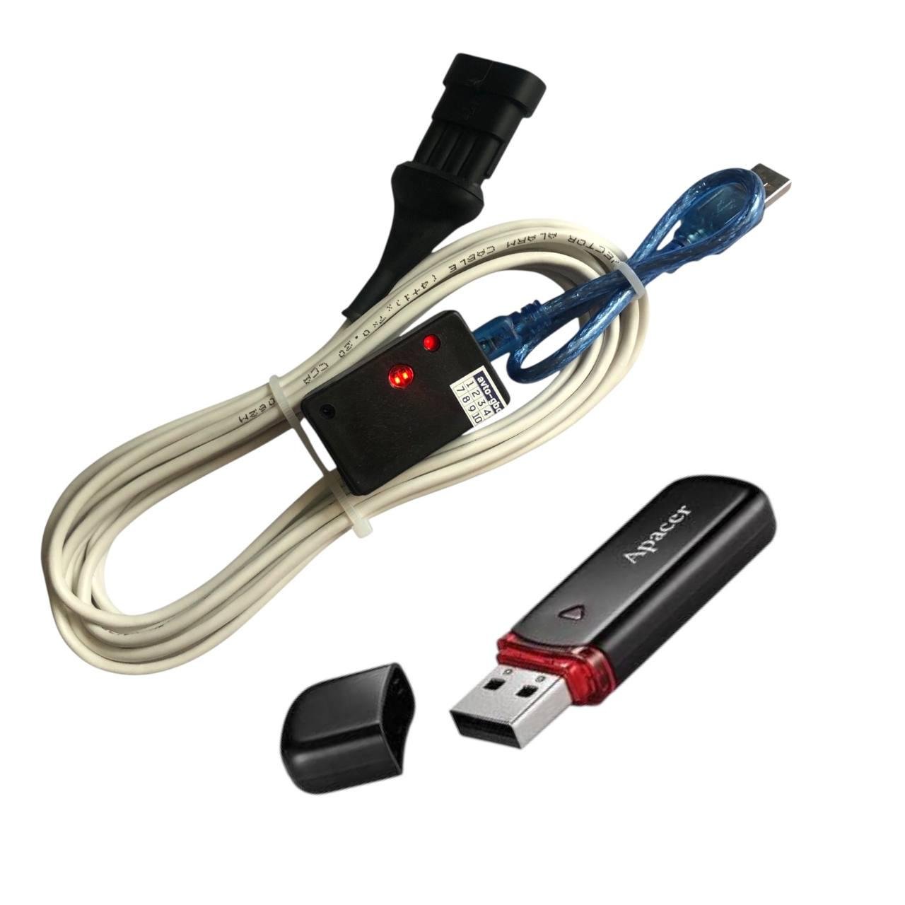 Кабель ГБО TORELLI/флешка с программами ГБО и драйверами