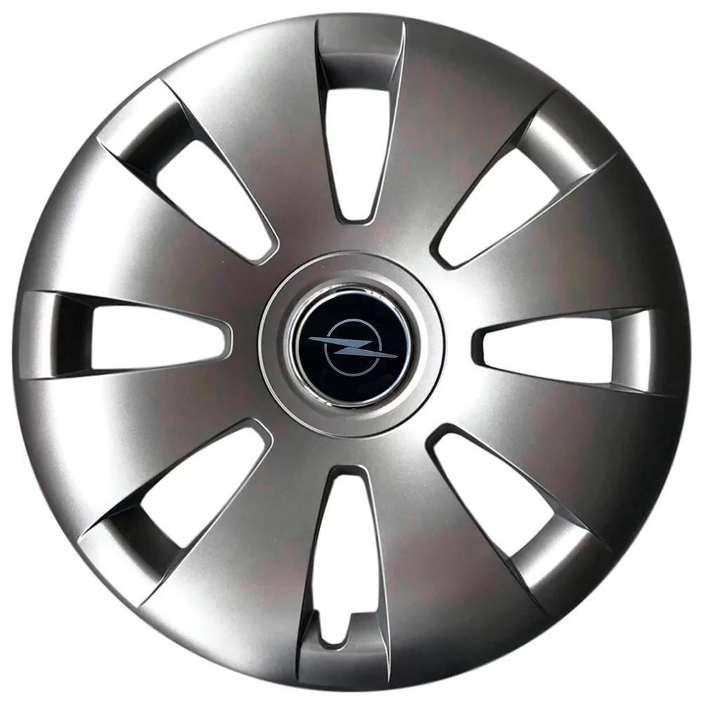 Колпаки SJS R16 с логотипом Opel NEW 423 4 шт. Серебристый (2789081150)