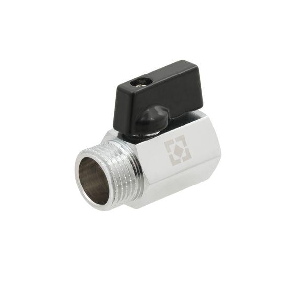 Кран кульовий Raftec PN10 ВЗ 1/2' mini Black (RVHSM01)