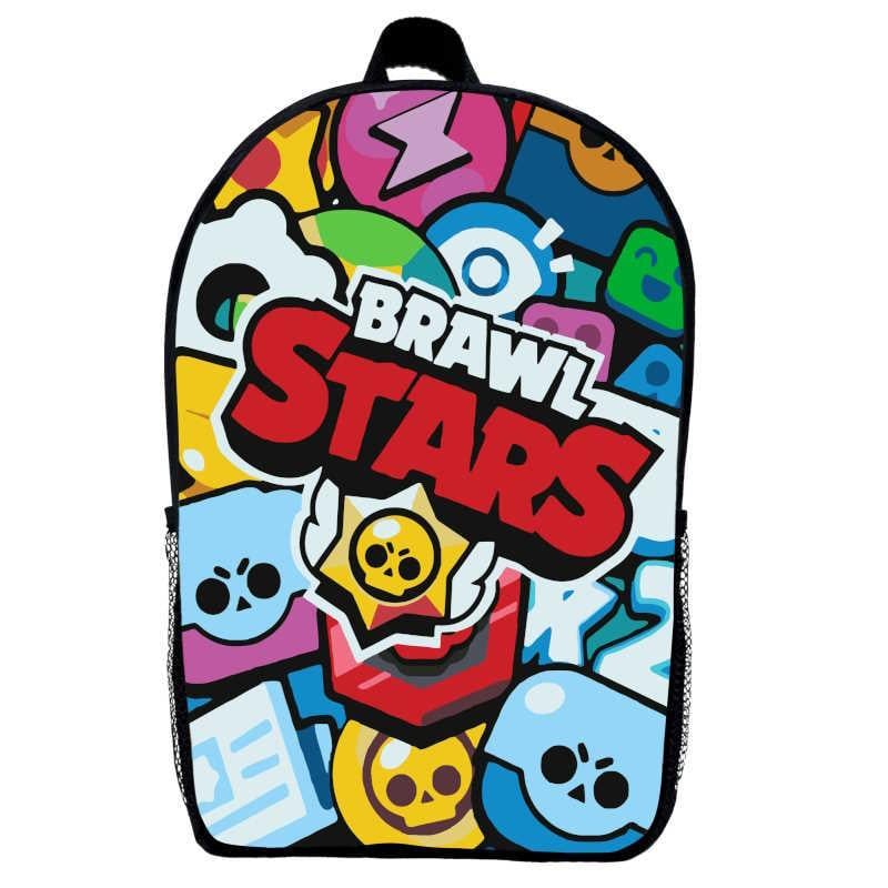 Школьный рюкзак детский Brawl Stars 02 29х21х9 см 5 л Черный (2207687752)